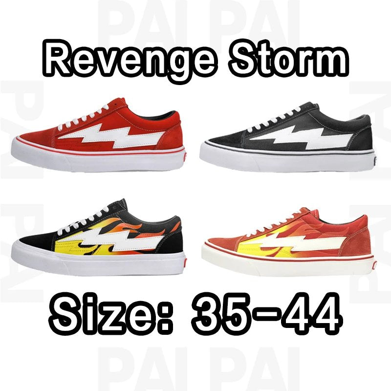 Revenge x Storm shoes Fashion Trendy Brand Sneaker Men's and Women's Casual Shoes Running Shoes