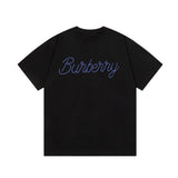 Burberry T-shirt Chest Letter Print Logo Logo Crew Neck Short Sleeve25ss New pure cotton T Unisex T-Shirt OS Loose Fit Base Shirt Top Half Sleeve T-Shirt