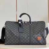 Louis Vuitton LV Travel Bag Top version Surrogate Shopping Version Original Leather2023New50cm Travel Bag Luggage Bag Business Trip Special Bag Handbag Shoulder Messenger Bag M46334M1uKeepall50Travel Bag Travel Bag