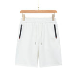 Burberry Shorts Front Knight Patch Embroidery logo Five-point Shorts25ss New Drawstring Casual Pants for Men and Women, Summer Style5Two-in-One Casual Sweatpants Pure Cotton Joggers