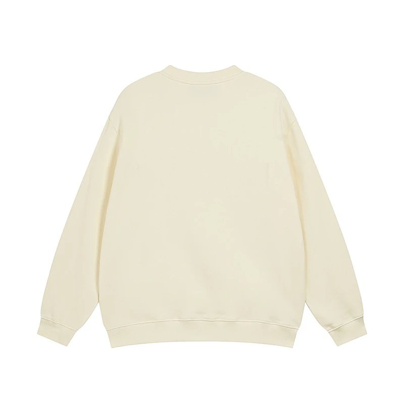 Gucci Hoodie Apple Print logo Round Neck Sweatshirt Long Sleeve Base Shirt Jacket Top Fashion Unisex Sports Casual Loose Fit Versatile Autumn Winter New Arrival