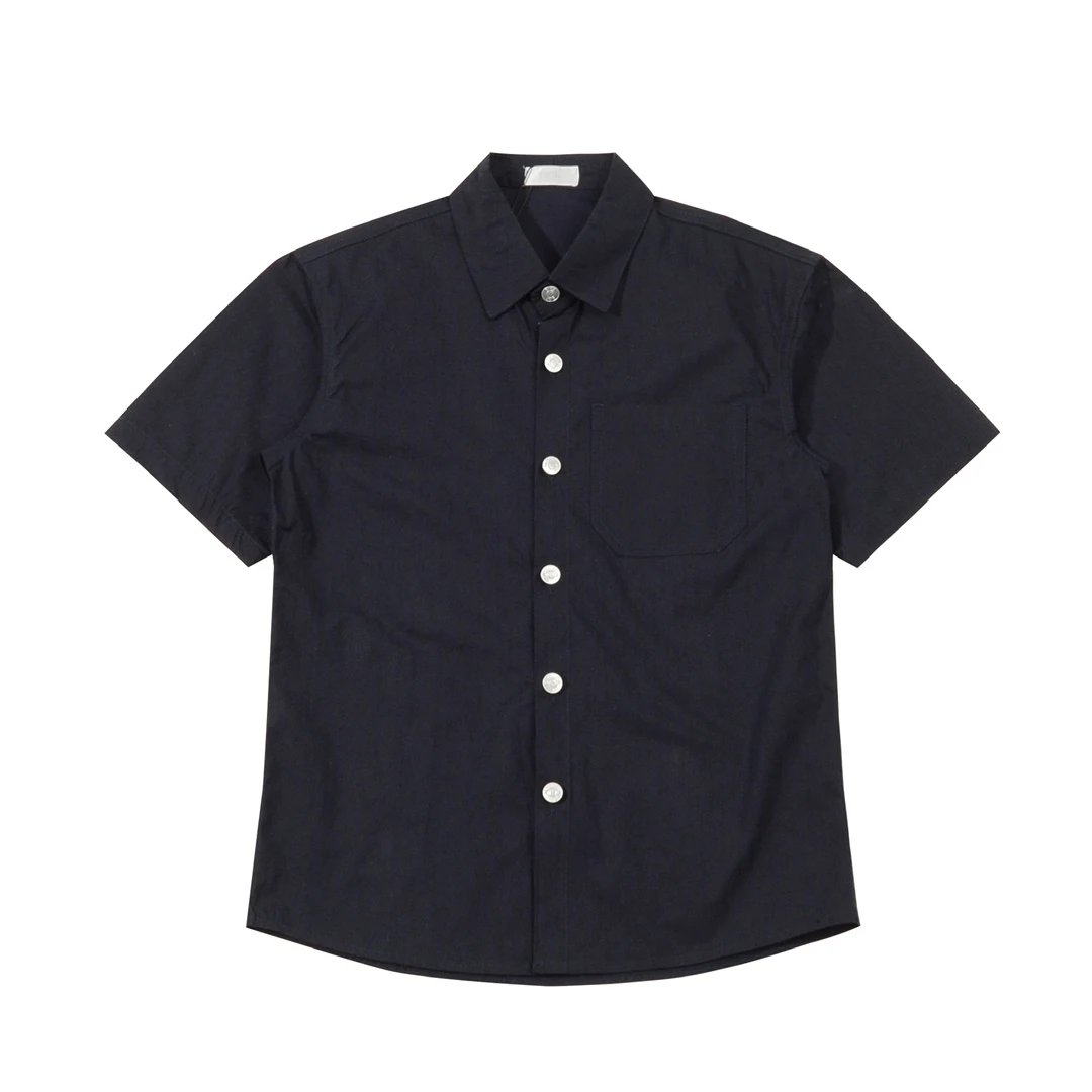 Dior Shirt Full Print Classic Old Flower Dark Pattern Jacquard logo Shijia Turn-down Collar Short Sleeve Shirt Versatile Business Unisex Casual Slim Fit Jacket