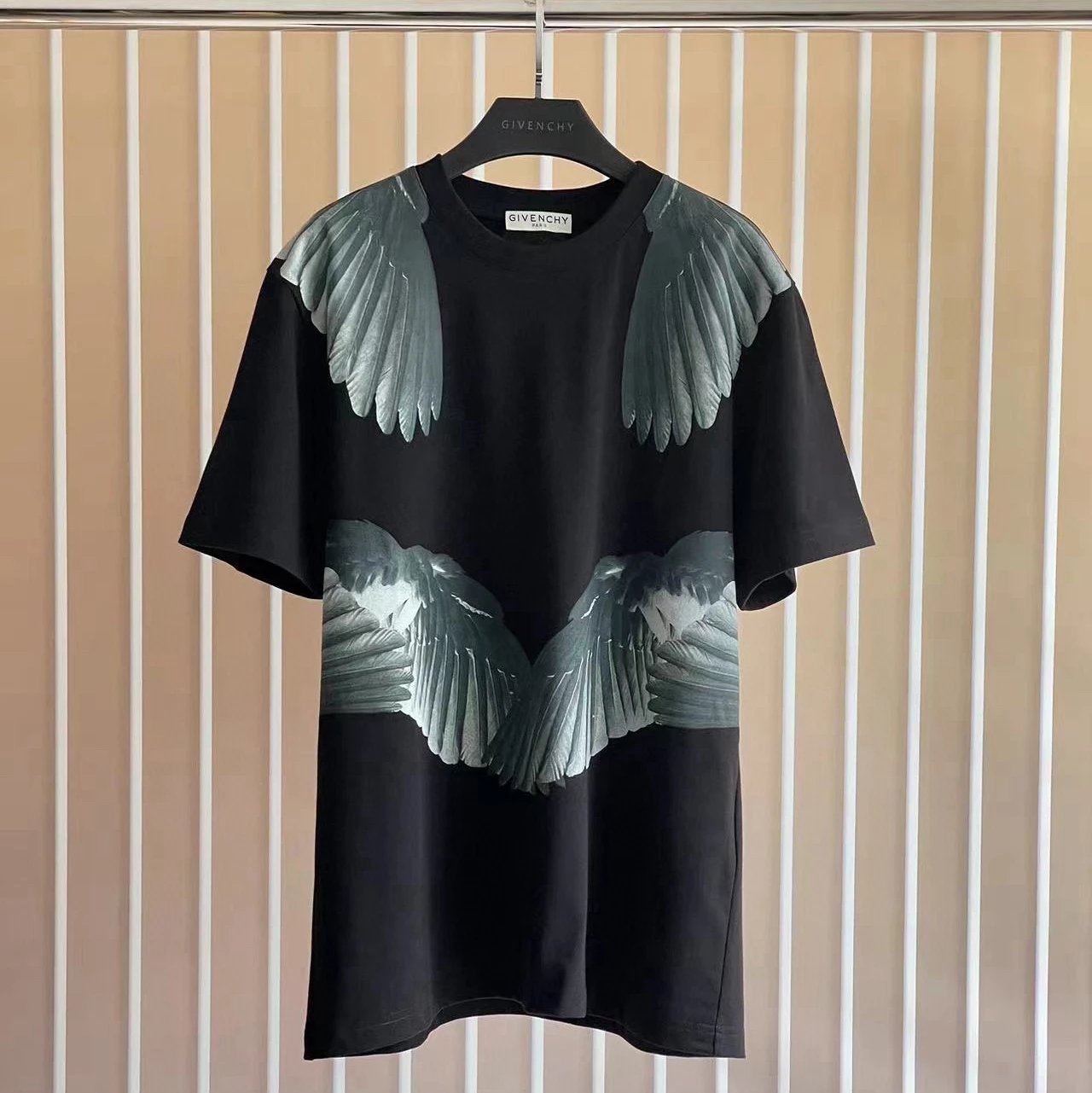 Givenchy T-shirt Top Version Counter Same Collection2Short Sleeve T T-shirt Summer Fashion Men's and Women's Same Mercerized Cotton Printing