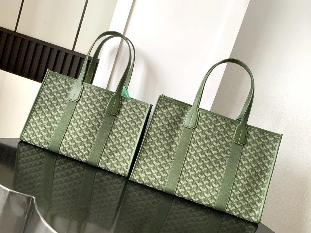 Goyard Bag Top version 【Super Original Leather】24New Villette Tote Bag Jacquard Canvas Special Edition New Shopping Bag Tote Bag New Women's Bag