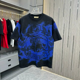 Burberry T-shirt Rendering logo round Neck Short Sleeve25ss New Pure Cotton Unisex Style T T-shirt OS Loose Fit Base Shirt Short Sleeve T-Shirt Top