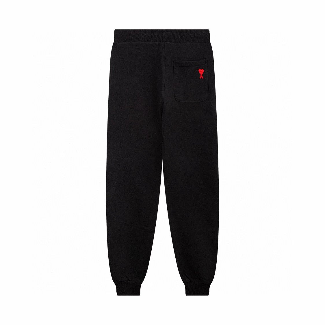 Ami Sweatpants Top Version for Men and Women24Spring and Summer New Love Red Love Cotton Leisure Drawstring Sweatpants Trousers Pants