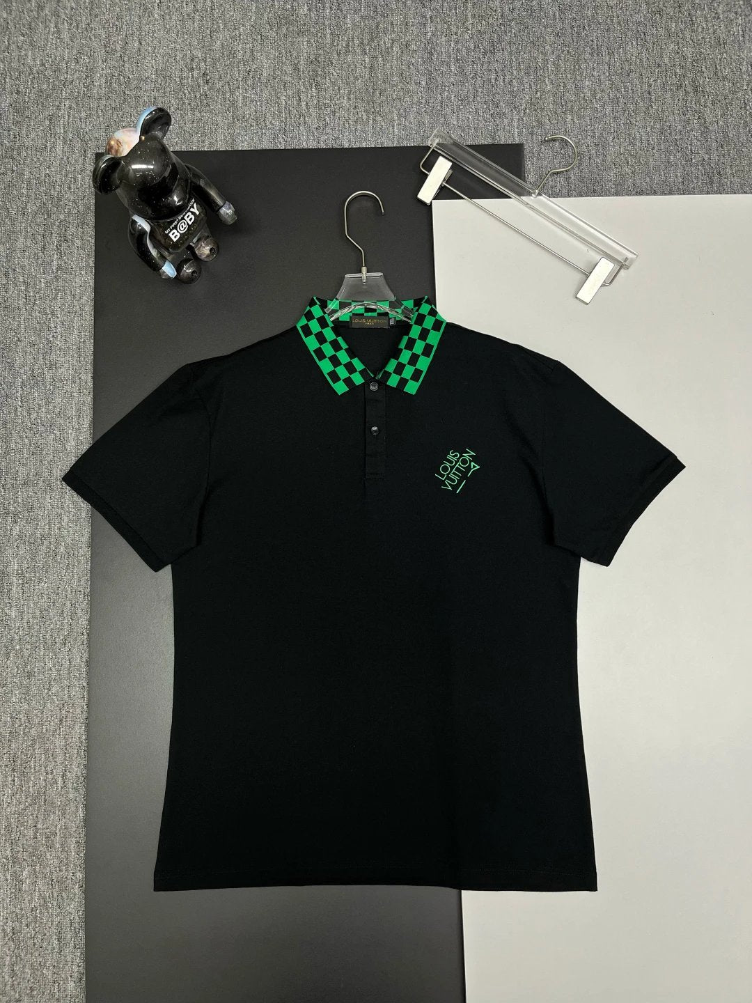 Louis Vuitton LV T-shirt Chest Letters logo Embroidery POLO Shirt Lapel Short Sleeve25ss New Unisex Commuter Short Sleeve Summer Loose Fit T Business Shirt Plus Size T-Shirt