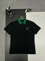 Louis Vuitton LV T-shirt Chest Letters logo Embroidery POLO Shirt Lapel Short Sleeve25ss New Unisex Commuter Short Sleeve Summer Loose Fit T Business Shirt Plus Size T-Shirt