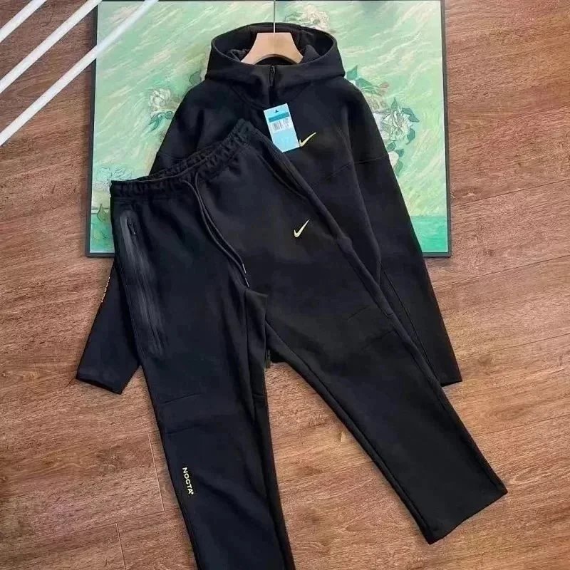 Nike Nocta Set Fall Winter Fashion Casual Men's Sweater Suit