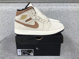 Air Jordan 1 Mid shoes All-Match Fashion Men's Casual Sports Shoes