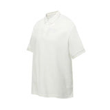 PRADA T-shirt Chest Letters logo Embroidery POLO Shirt Lapel Short Sleeve25ss New Unisex Summer Short Sleeve OS Loose T Business Half Sleeve Shirt Plus Size T-Shirt