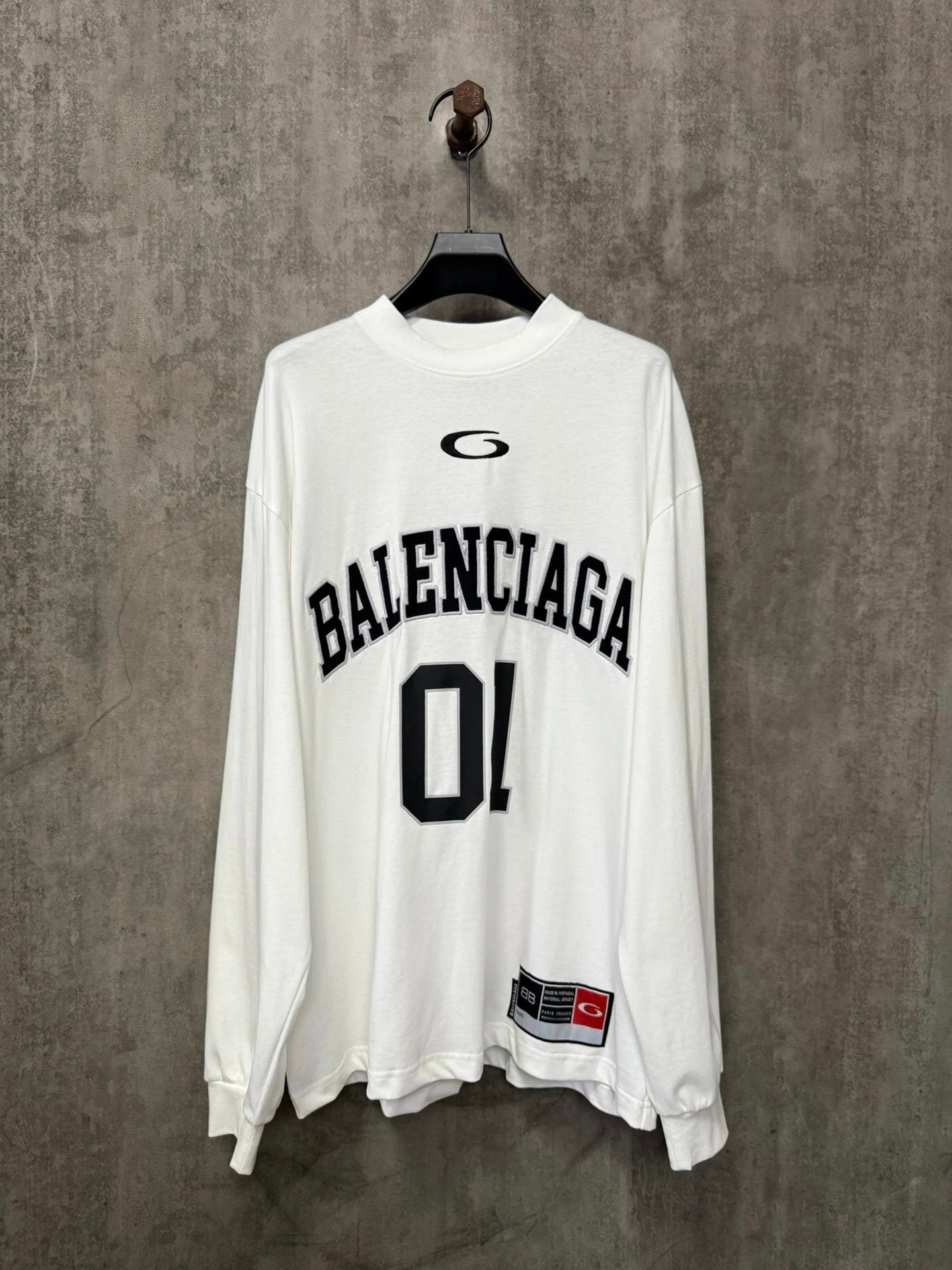 Balenciaga Hoodie 25ss Basketball Series01Long Sleeve Crew Neck Sweatshirt Unisex Loose Fit Versatile