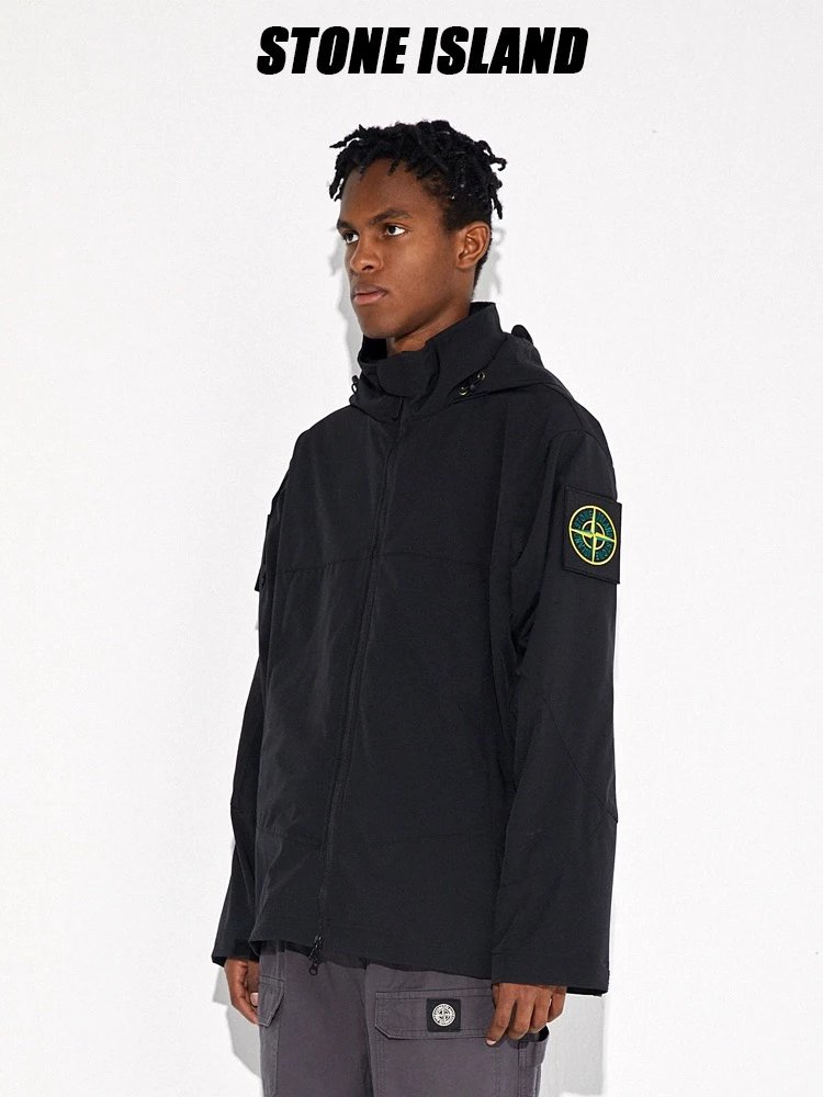 Stone Island Jackets Top Version22ss Outdoor Functional Shell Jacket Jacket Men and Women Same Coat