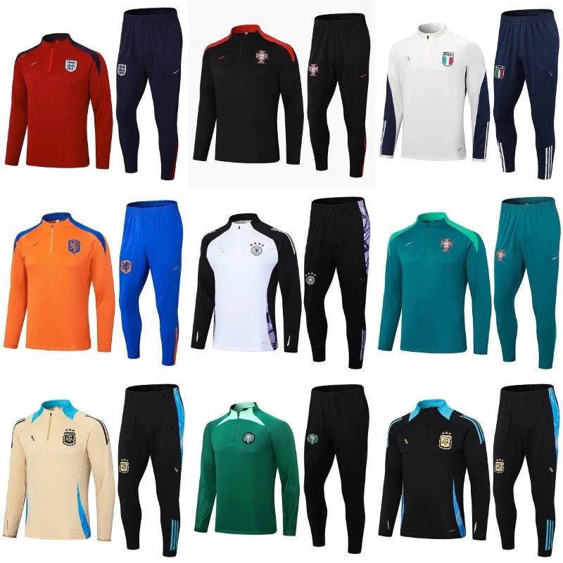 Jersey European and American National Team Football Suit Training Wear High Quality Suit-6101