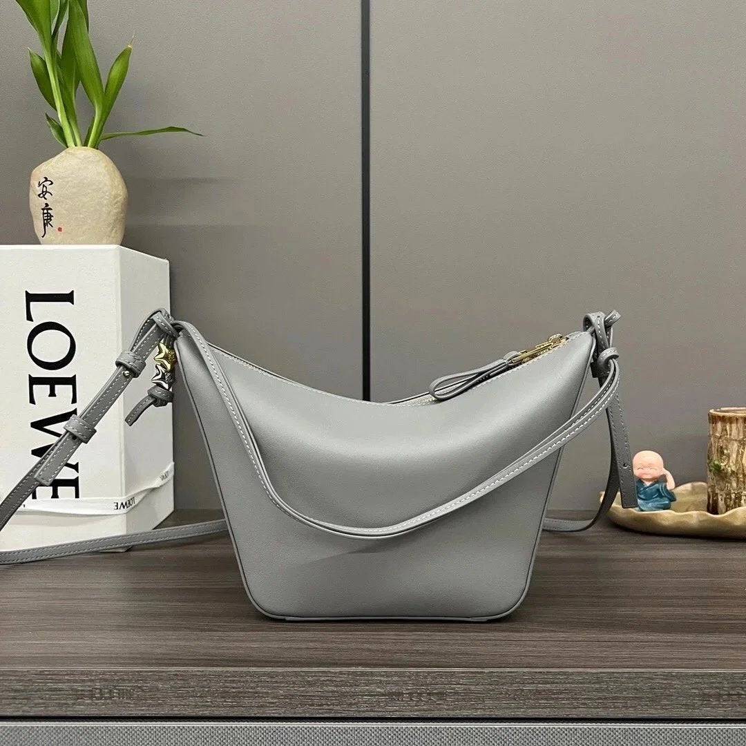 LOEWE Women's Bag Top version 【Original Quality】Top Style2023Latest Hammockhobo Handbag Hammock Bag hobo Bag Underarm Bag Shoulder Bag Crossbody Bag with Dice Ornaments Hot Selling Luo Jia Women's Bag