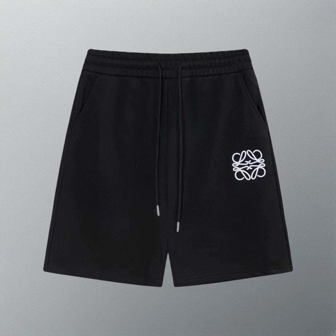 LOEWE Shorts Brand Logo Embroidery logo Five-point Shorts25ss New Drawstring Casual5Two-Piece Casual Sweatpants Summer Pants Unisex Pure Cotton Sweatpants