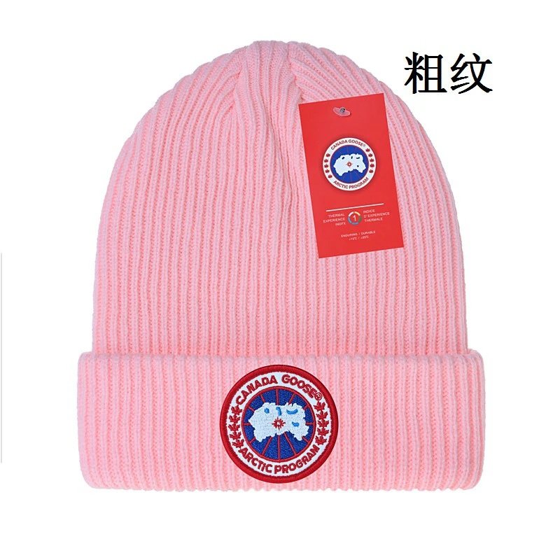 Canada Goose Hat Wool Hat Outdoor Slipover Knitted Hat-CY