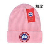 Canada Goose Hat Wool Hat Outdoor Slipover Knitted Hat-CY