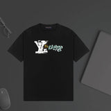 Louis Vuitton LV T-shirt Chest Patchwork Letter Print logo round Neck Short Sleeve25ss New pure cotton T Unisex T-Shirt OS Drop Shoulder Loose Fit Base Shirt Top T-Shirt Short Sleeve