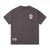 Chrome Hearts T-shirt Incompletely Intact Sword Pattern Print logo round Neck Short Sleeve25ss New pure cotton T Unisex T-Shirt OS Loose Fit Base Shirt Top Half Sleeve T-Shirt