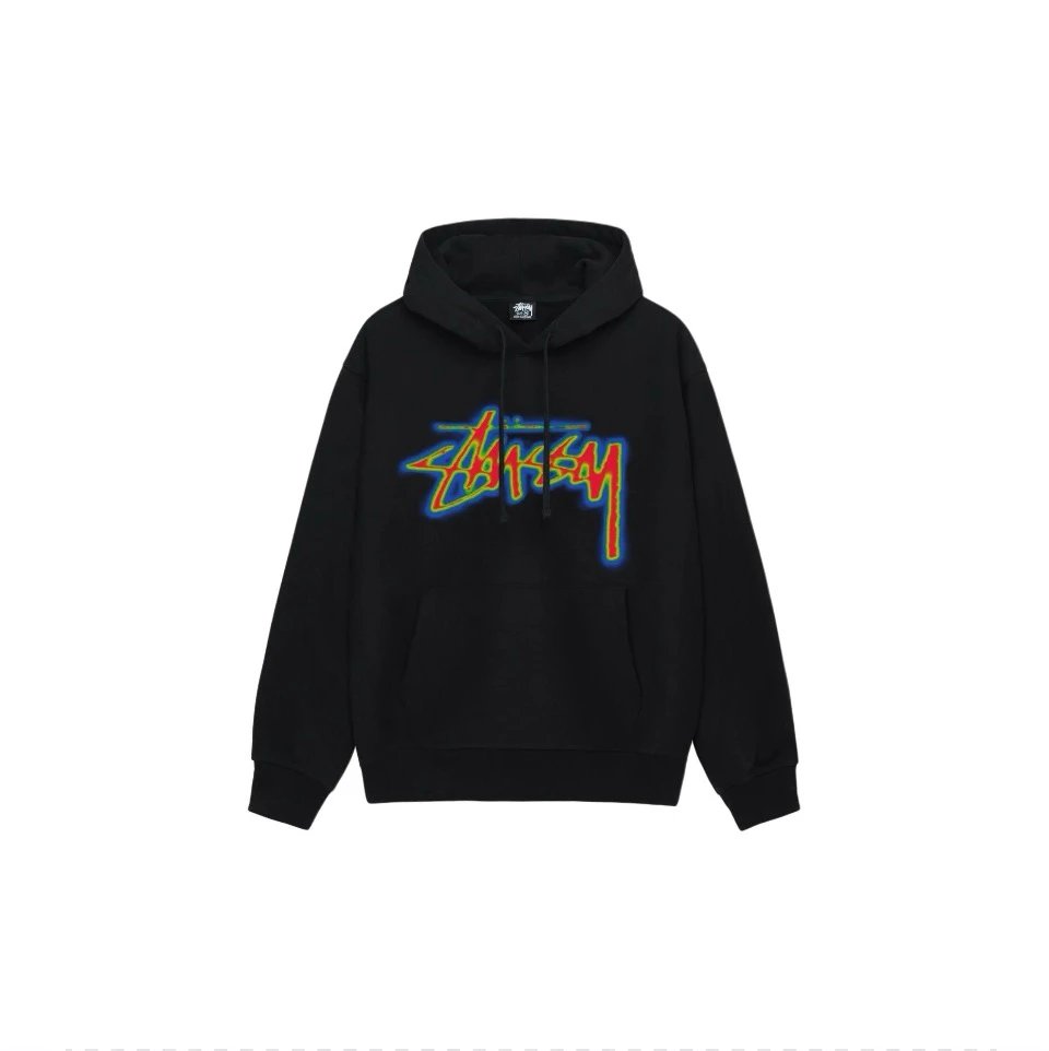 Stussy Hoodie Top Version Stuart Parade Hooded Pullover Fashion Loose Hoodie