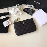 Chanel Wallet Top version 【Original Leather】Pendant Coin Purse Model Number A50168**Leather Hardware，Diamond Pattern.Original Order Quality Full Package！Size14*10*1.