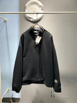 Dior Hoodie Collaboration Mid-Neck Side Zipper Sweatshirt Long Sleeve Base Shirt Jacket Top Fashion Unisex Sports Casual Loose Versatile Autumn Winter New Arrival