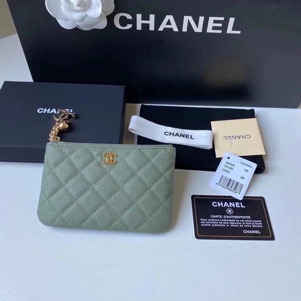 Chanel Wallet Top version 【Original Leather】Pendant Coin Purse Model Number A50168**Leather Hardware，Diamond Pattern.Original Order Quality Full Package！Size14*10*1.