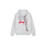 Stussy Hoodie Top Version Stuart Parade Hooded Pullover Fashion Loose Hoodie