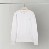 Lacoste Hoodie Top Version Men's Casual Fashion Solid Color round-Neck Pullover