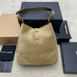 YSL Women's Bag Top version 【Super Original Leather】Park Caiying Same Style New LE5A7hobo Handbag Underarm Bag Handbag Vintage Shoulder Bag for Women Underarm Bag hobo Bag Underarm Bag Women's Bag Bucket Bag23New Autumn and Winter Suede Large Bucket Bag75