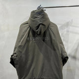 ESSENTIALS Down Jacket Top Version23FW Men's Back logo Printed High Street Fashion Hooded Cotton Jacket