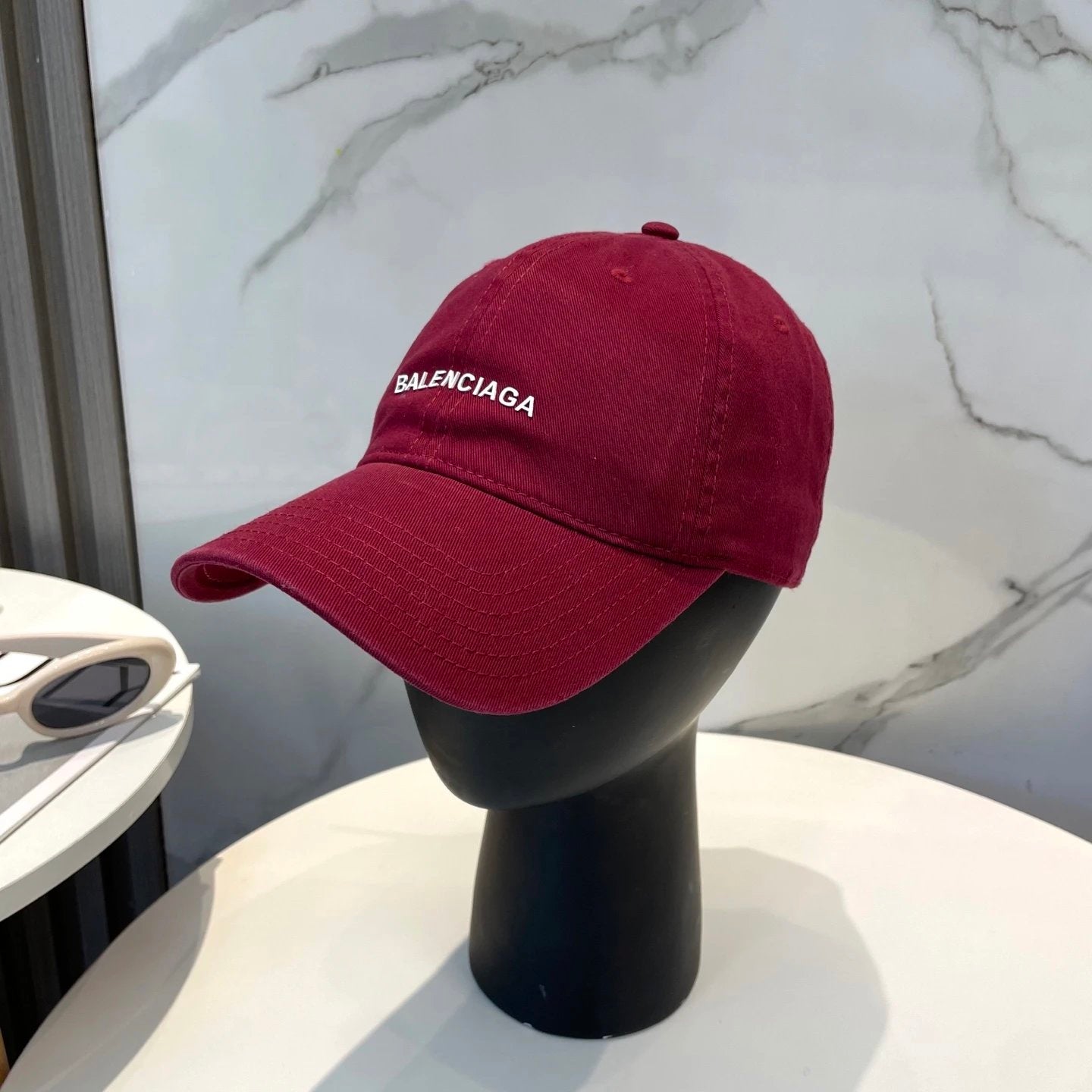 Balenciaga Hat Letter Embroidery logo Baseball Cap Sunshade Sun Protection Duckbill Cap Unisex Couple Style Large Head Circumference Slimming Face Curved Brim Versatile Sports Hat