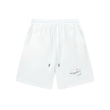 Dior shorts Previous version CD Letter Printing logo Five-point Shorts25ss New Drawstring Casual Summer Pants American Style5Two-in-One Casual Sweatpants for Men and Women, Pure Cotton Joggers
