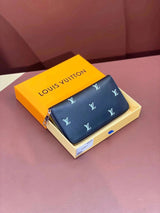 Louis Vuitton LV Wallets/Clutches Top version 【**Version】2024Spring and Summer Zippy Zipper Wallet Unisex Printing Wallet Wallet Men's Wallet Handbag Card Holder Card Holder Short Wallet Wallet Long Zip Wallet the Suit Wallet