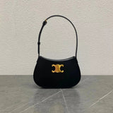 Celine women's bag Top version 【Original Genuine Goods Leather】New2024New Year Limited New TILLY Handbag Arc De Triomphe hobo Underarm bag Tilly Underarm Bag Backpack Shoulder Bag115703