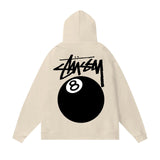 Stussy Hoodie Original Label Delivery2023New Classic Printing Black8Sweater STU World Tour tu Western Youth Pullover