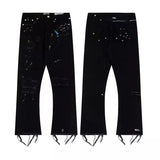 Gallery Dept Jeans High Quality Water Washed Hole Stitching Jeans GD
