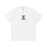 Chanel T-shirt New Custom270g Double Yarn Pure Cotton Fabric Three-Dimensional Silicone Letters logo Men's and women's same style short sleeve T T-shirt
Color：Black/White
Size：XS-L