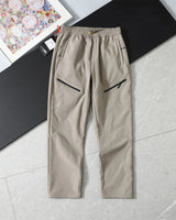 Arc'teryx Sweatpants Fleece Lined Thickened Big Bird Drawstring Soft Shell Pants, Straight Leg Sports Pants, Unisex Long Pants for Autumn and Winter, Loose Fit, High Waist, Large Size, Casual Pants