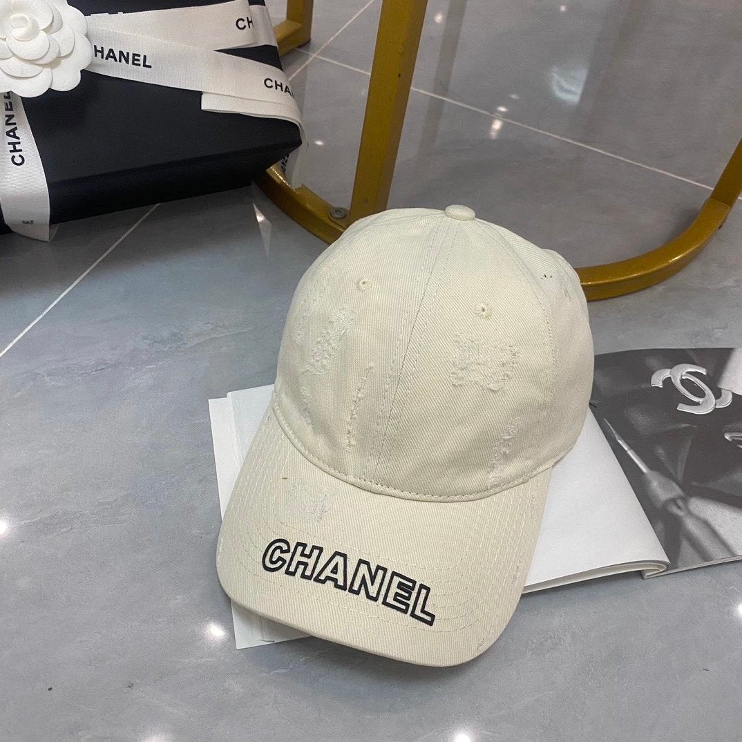 Chanel Hat Peaked Cap Spring and Summer New High Quality Fashion Hat❤️Washed Baseball Cap8Color Input