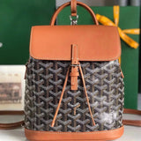 Goyard Bag Top version 【Original Quality】New Alpin Mini Backpack One Pack Three-Purpose Backpack Handbag Shoulder Bag Alpin Mini Schoolbag Bucket Bag Counter Synchronous New Women's Bag Women's Backpack mini Small Backpack Casual Bag