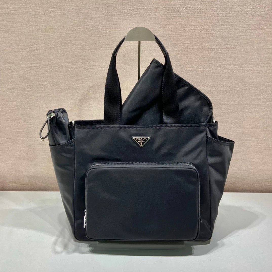 PRADA Bag Top version Version New Recycled Nylon Bag Fabric Shopping Bag Mummy Bag Tote Bag Travel Bag Shoulder Bag Women's Bag Women's Bag1BG102