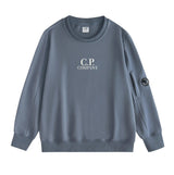 CP Company Hoodie Autumn and Winter New Products CP Glasses Logo Lens round-Neck Pullover