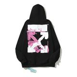 OFF-White Hoodie Cotton Terry Pullover Hoodie Loose Sweater-CY