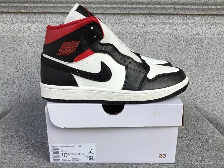 Air Jordan 1 Mid shoes New All-Match Trendy Men's Casual Sports Shoes