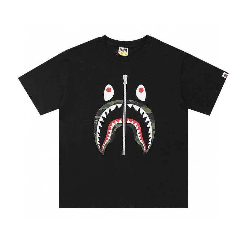 Bape T-shirt Top Version Men's Spring/Summer Tie-Dyed Printed Short Sleeve T T-shirt110036I