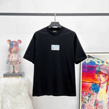 Balenciaga T-shirt ID Card Direct Printing logo round Neck Short Sleeve25ss New Pure Cotton Unisex Style T T-shirt OS Loose Fit Base Shirt Top Half Sleeve T-Shirt