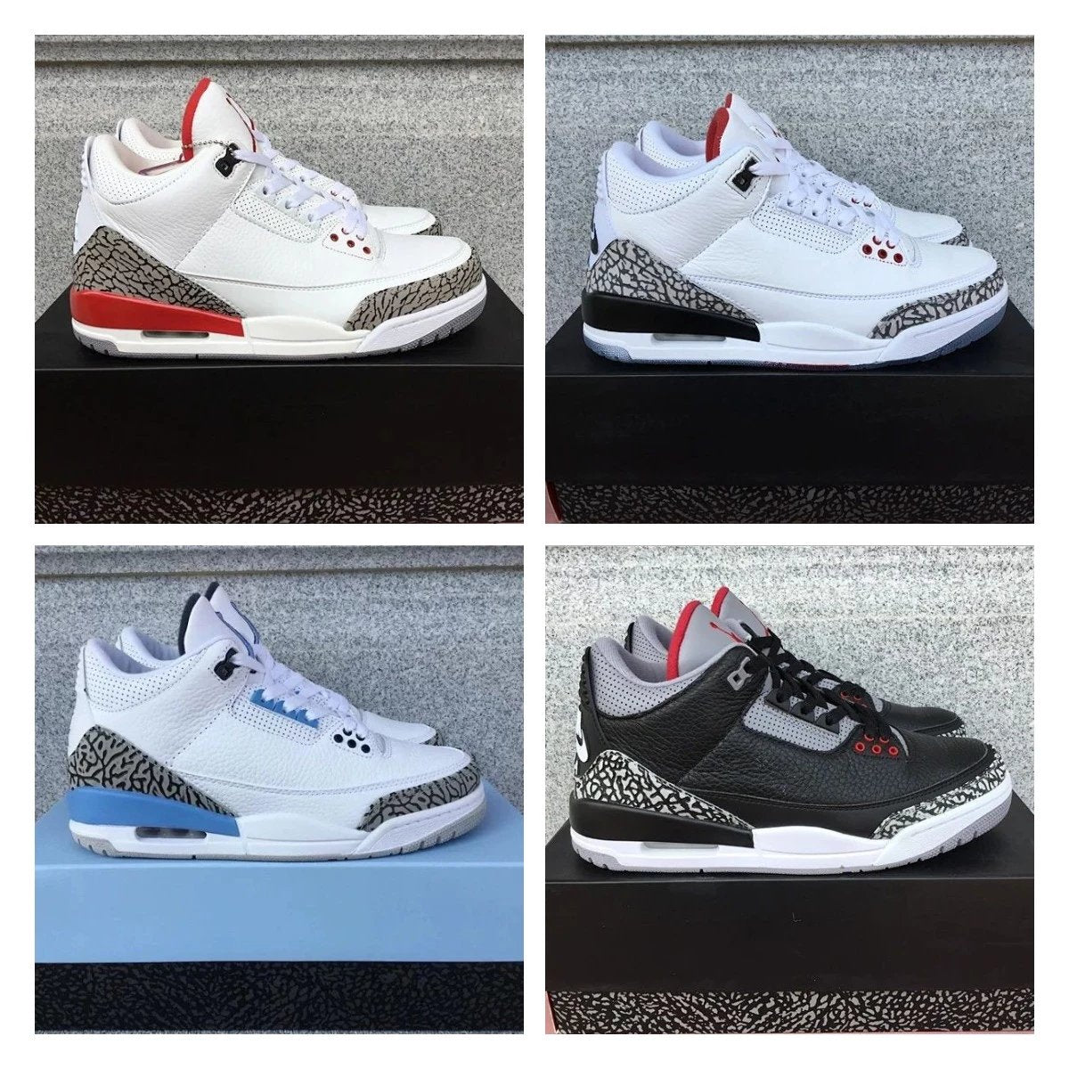 Air Jordan 3 shoes New All-Match Trendy Men's Casual Sports Shoes