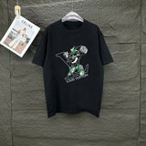 Louis Vuitton LV T-shirt Chest Brand and Basketball Pattern Print logo round Neck Short Sleeve25ss New pure cotton T Unisex T-Shirt OS Drop Shoulder Loose Fit Base Shirt Top T-Shirt Short Sleeve